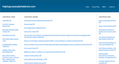 Desktop Screenshot of helpingourpeopleinelsinore.com
